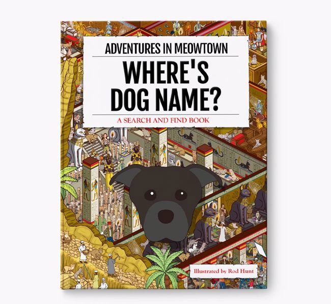 Personalised Staffordshire Bull Terrier Book: Where's Staffordshire Bull Terrier? Volume 2